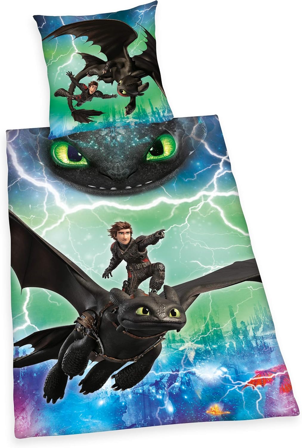Thumbnail 6 de Herding DREAMWORKS DRAGONS Bettwäsche-Set – Wendemo, Baumwolle/Renforcé, 135 × 200 cm + 80 × 80 cm