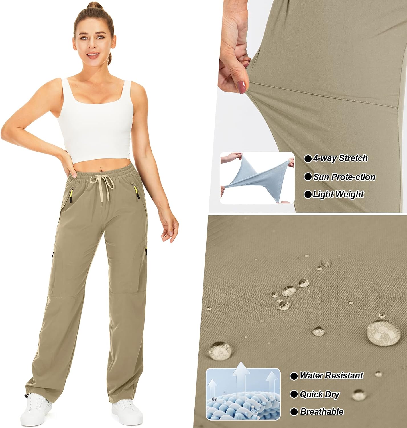 Thumbnail 3 de yeyity Damen Wanderhose mit UV-Schutz