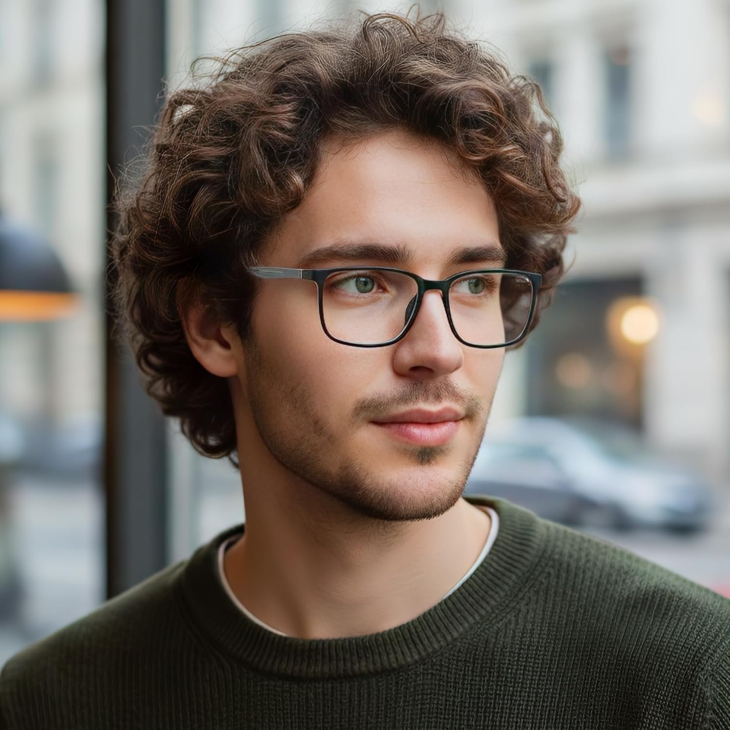Detalle 2 de ZENOTTIC Blaulichtfilter-Lesebrille mit +3,5