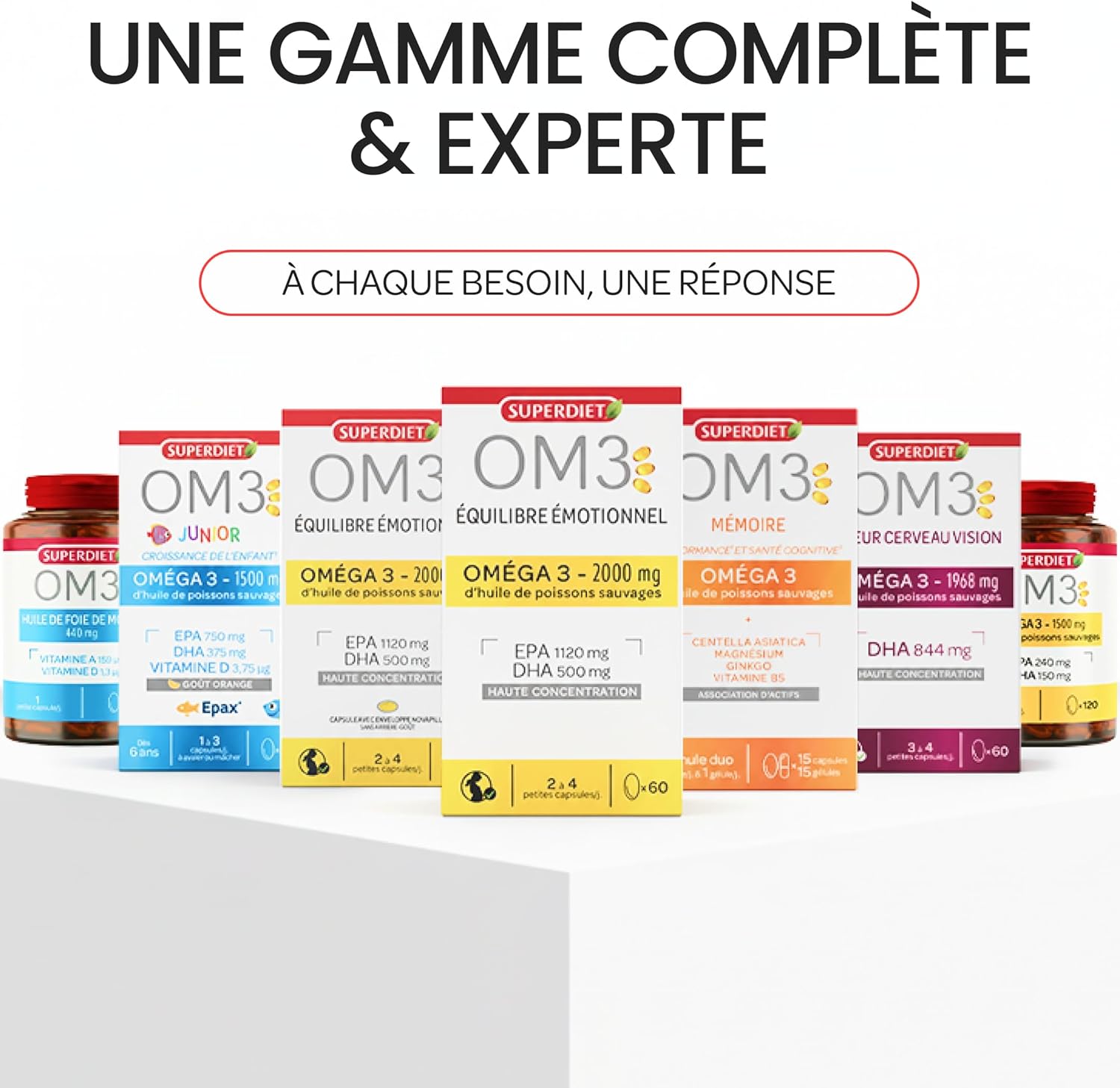 Thumbnail 5 de OM3 Équilibre Émotionnel 3x60 capsules 💊