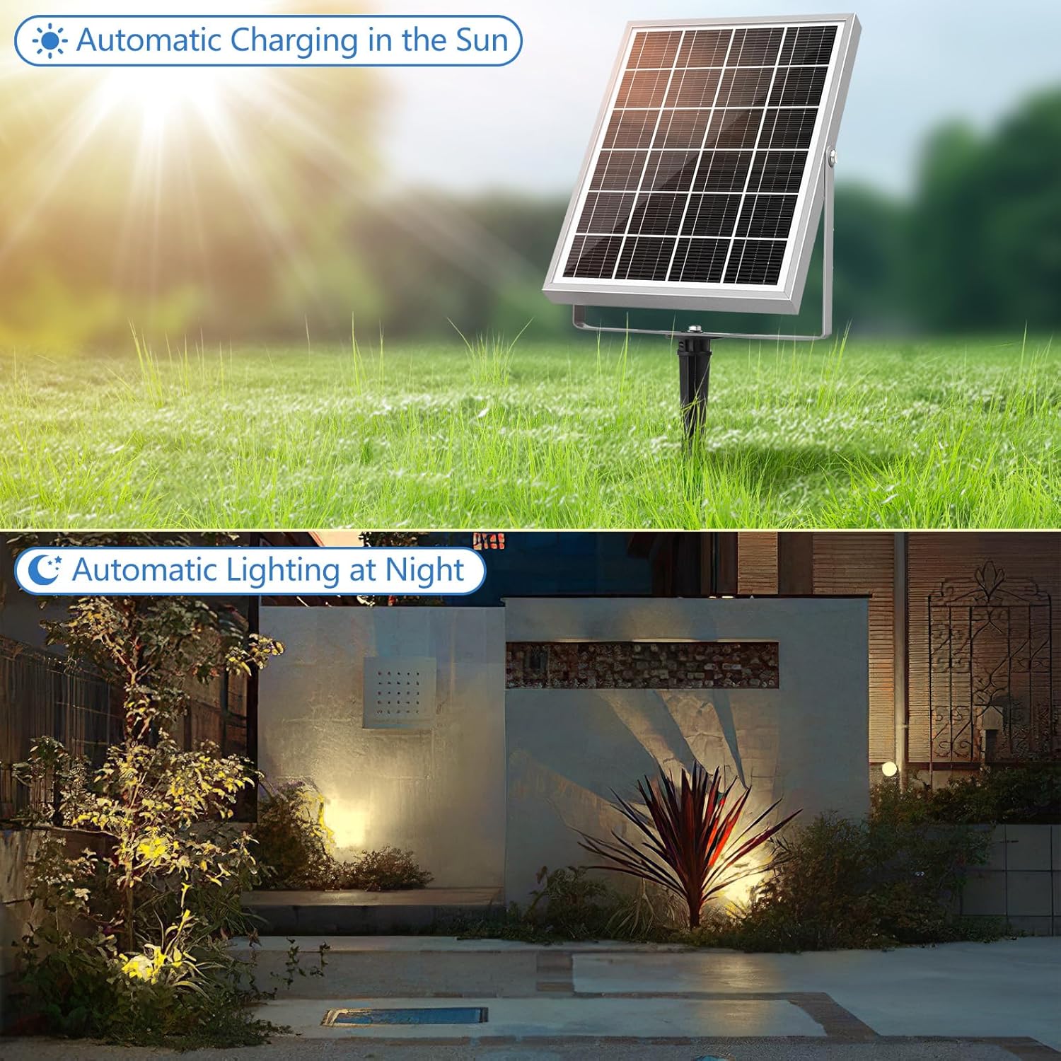 Thumbnail 1 de MEIHUA 6 in 1 solar spot lights 6000mAh