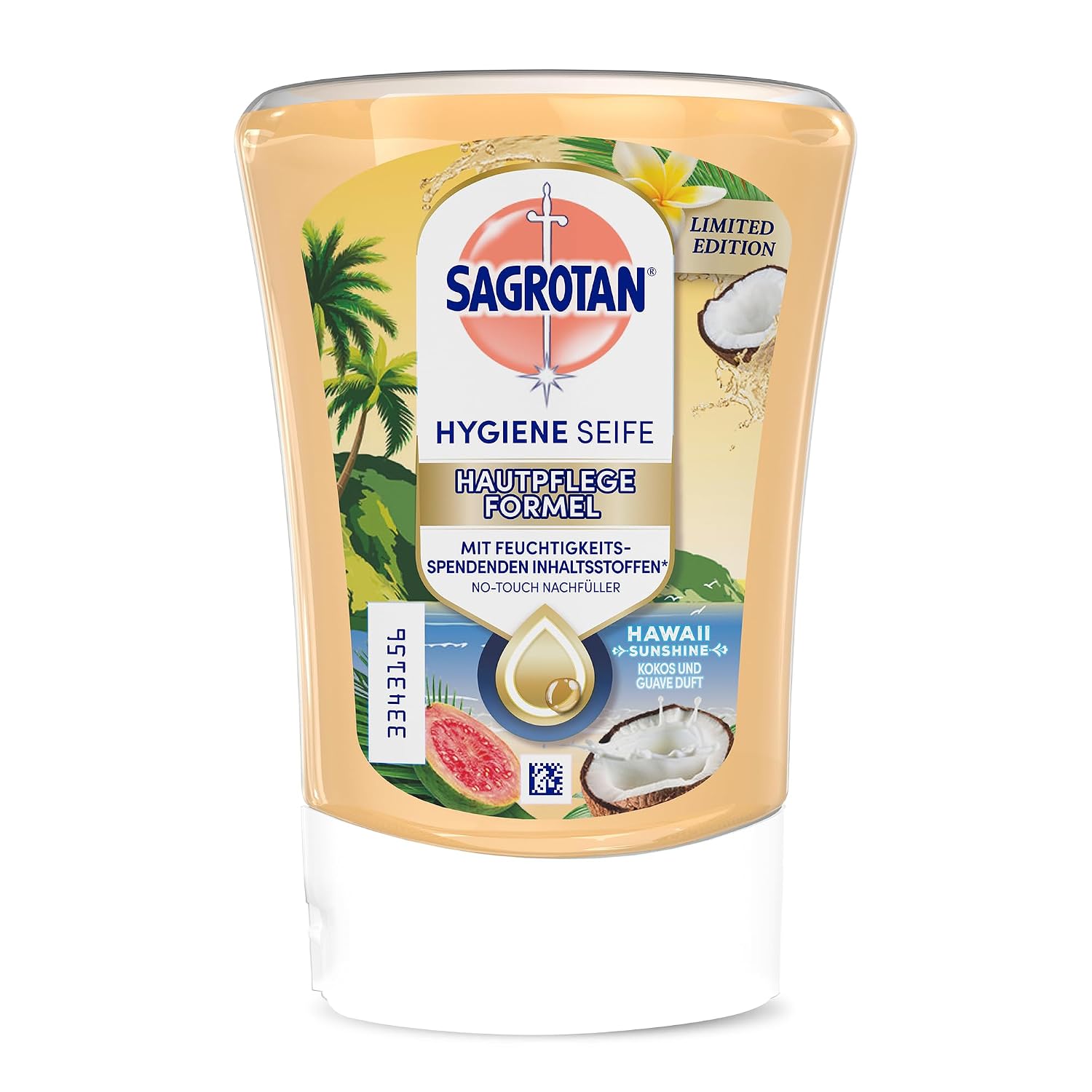 Detalle 2 de Sagrotan No-Touch Nachfüller Hawaii Sunshine Limited Edition – 5x250 ml