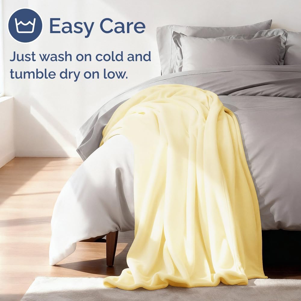 Thumbnail 4 de Ultra Soft Fleece Blanket Queen Size – Flannel Fleece Luxury, Lightweight Yet Warm