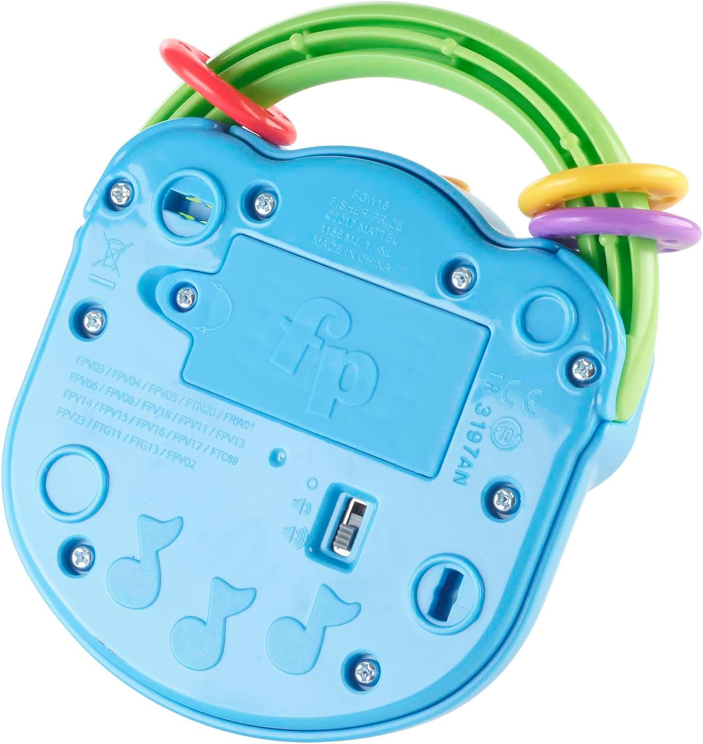 Detalle de Fisher-Price Lettore Musicale Canta e Impara FPV06 — Giocattolo Elettronico Educativo per bambini 6-36 mesi