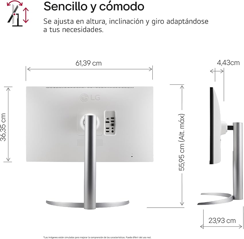 Thumbnail 6 de LG 27UQ850V-W Monitor Ultrafine 27" 4K (3840x2160)
