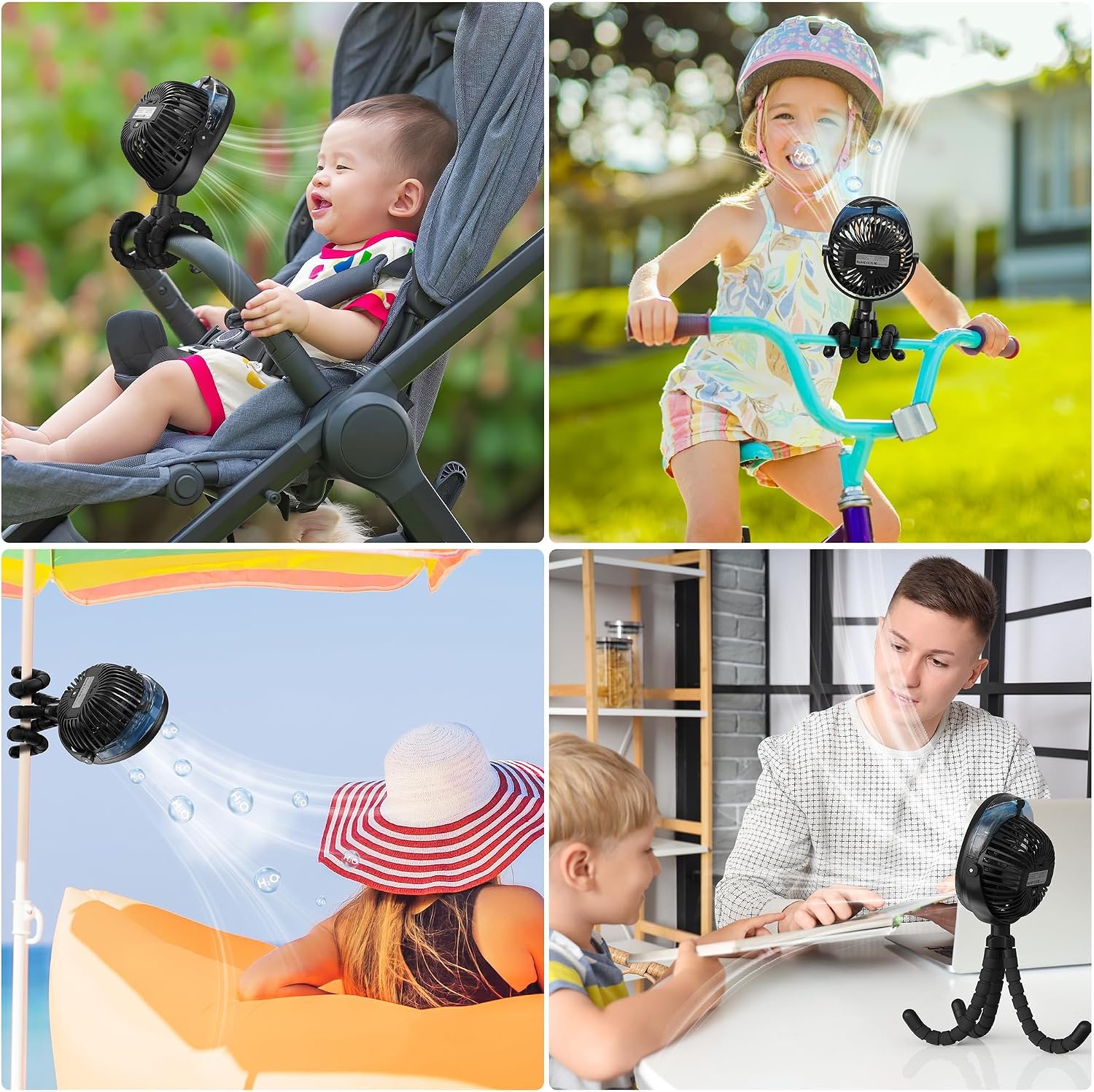 Thumbnail 6 de COMLIFE Stroller Fan 4000mAh