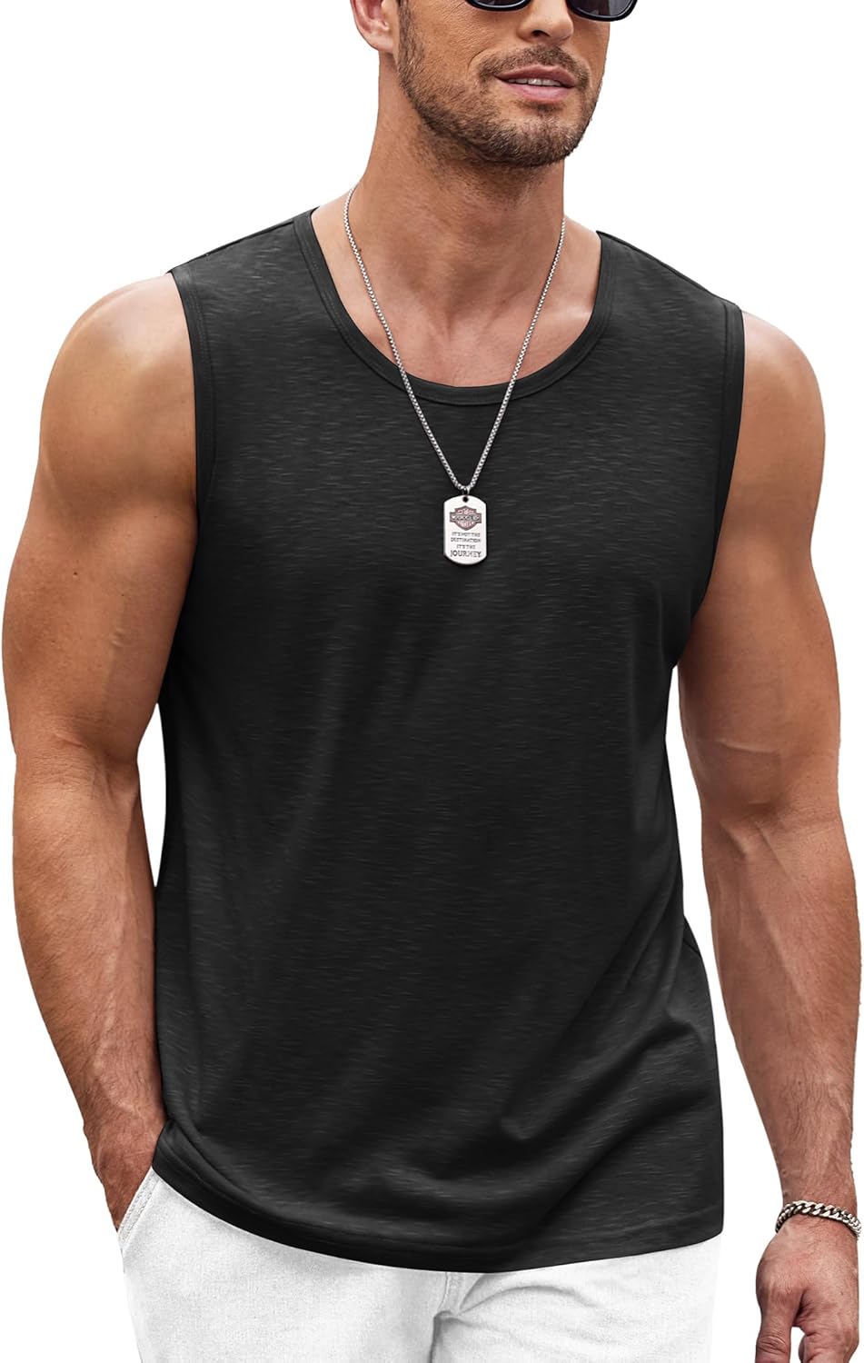 Thumbnail 6 de COOFANDY Herren Tank Top – Ärmelloses Funktionsshirt für Sport und Freizeit