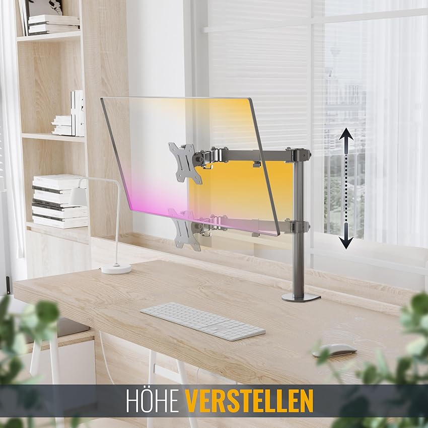 Detalle 2 de RICOO TS2711 Brazo Articulado Monitor Mesa Giratorio e Inclinable