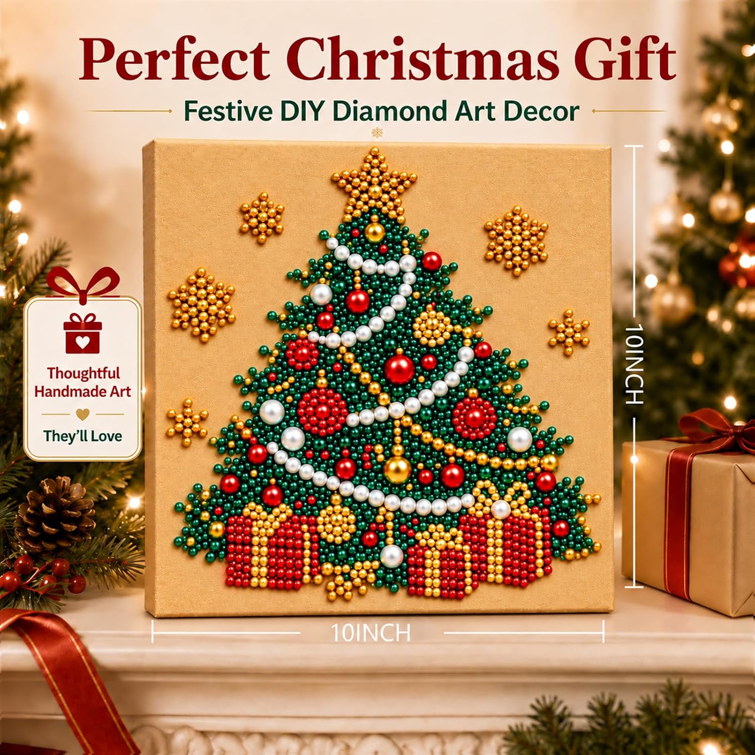 Detalle de Diamond and Pearl Art Kit, 10 x 10 in