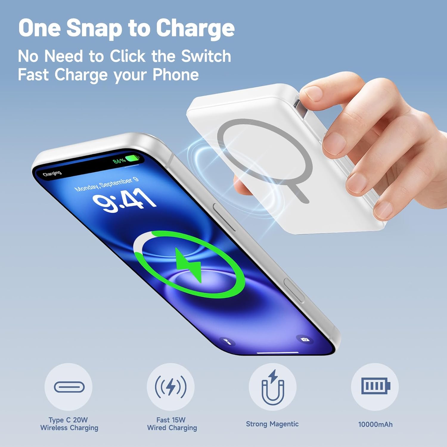 Thumbnail 2 de Vexnara 10000mAh MagSafe Power Bank
