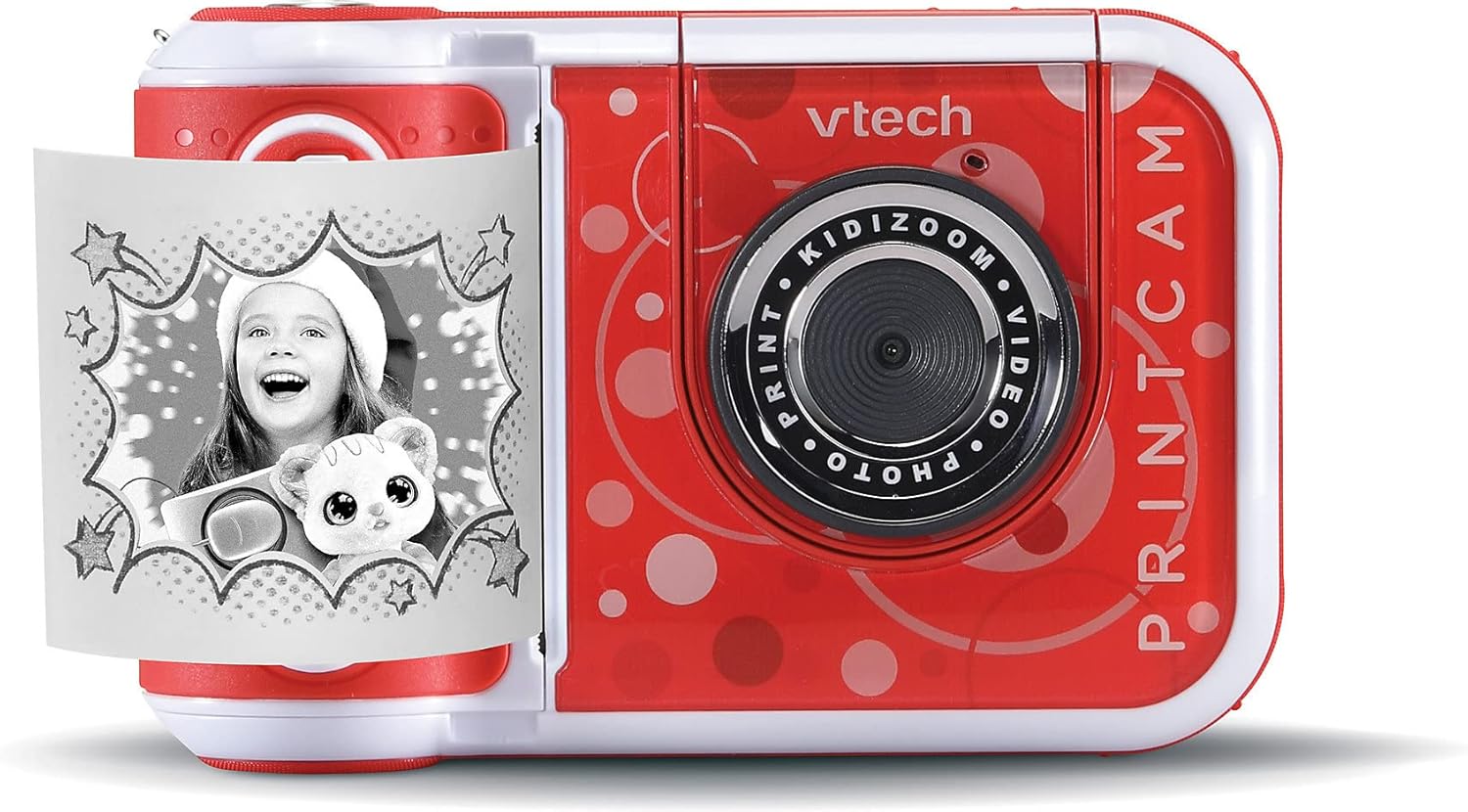 Detalle de VTech KidiZoom Print Cam – Digitale Sofortbild-Kinderkamera mit Thermodruck