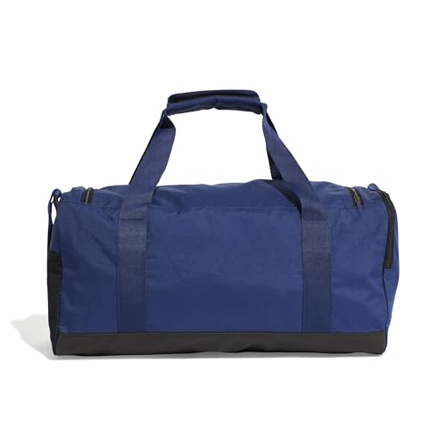 Detalle de adidas Mixte Essentials Linear Duffel Bag, Dark Blue/White – S
