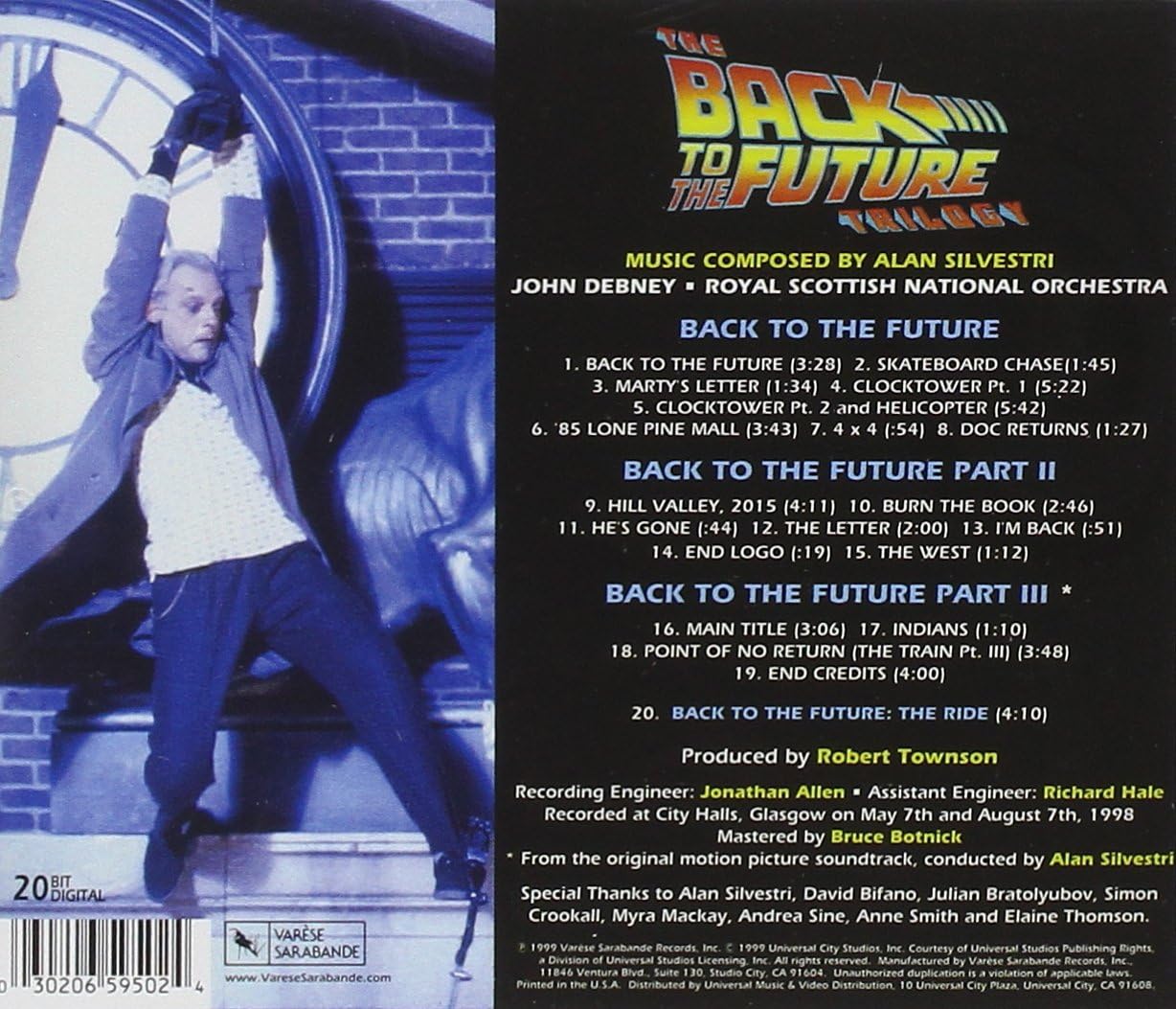 Thumbnail 1 de バック・トゥ・ザ・フューチャー三部作 映画音楽再録音盤｜アラン・シルヴェストリ作曲、ジョン・デブニー指揮