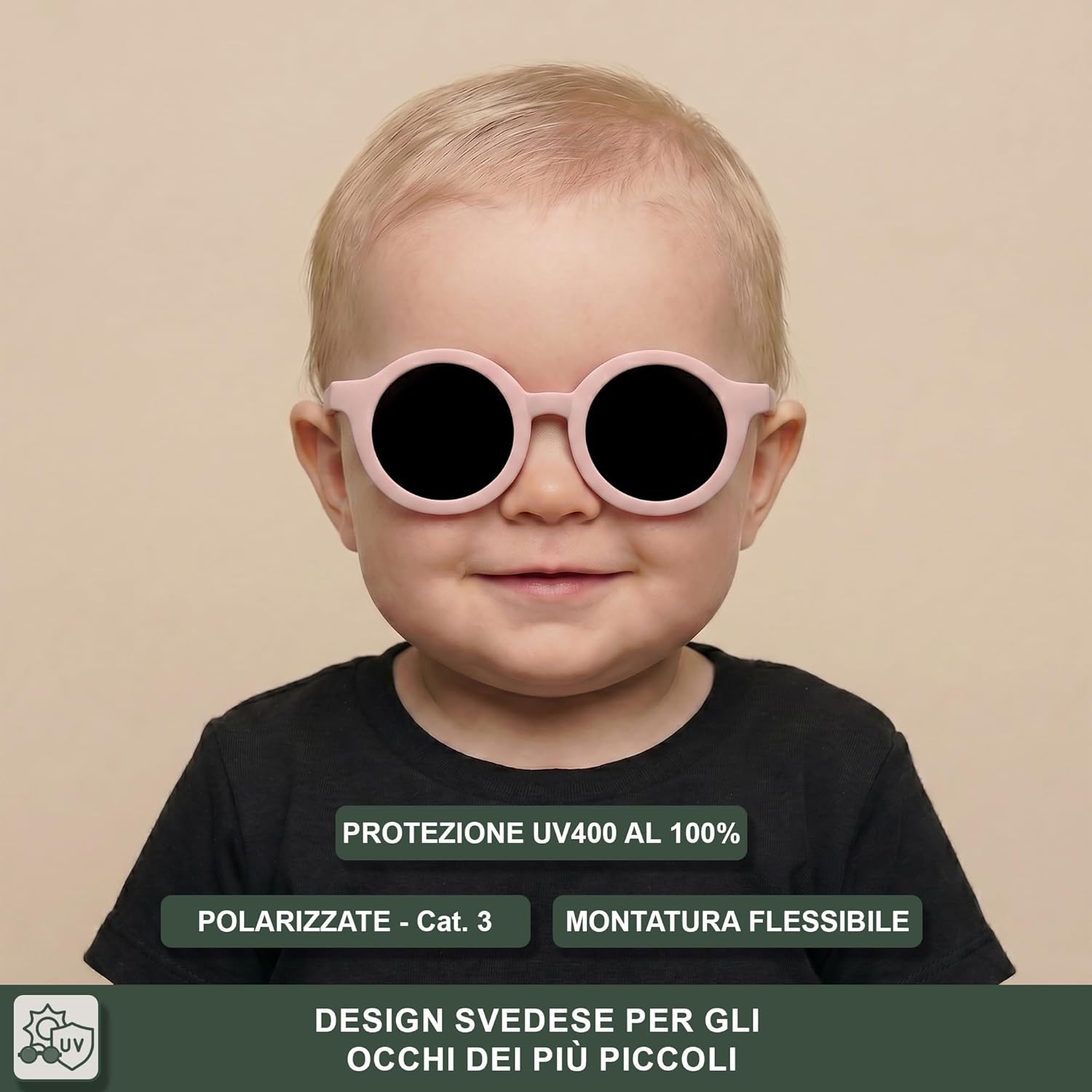Thumbnail 1 de BABYMOCS Occhiali da sole per neonati 0-1,5 anni | Bioplastica, Polarizzati, 100% UV, senza BPA