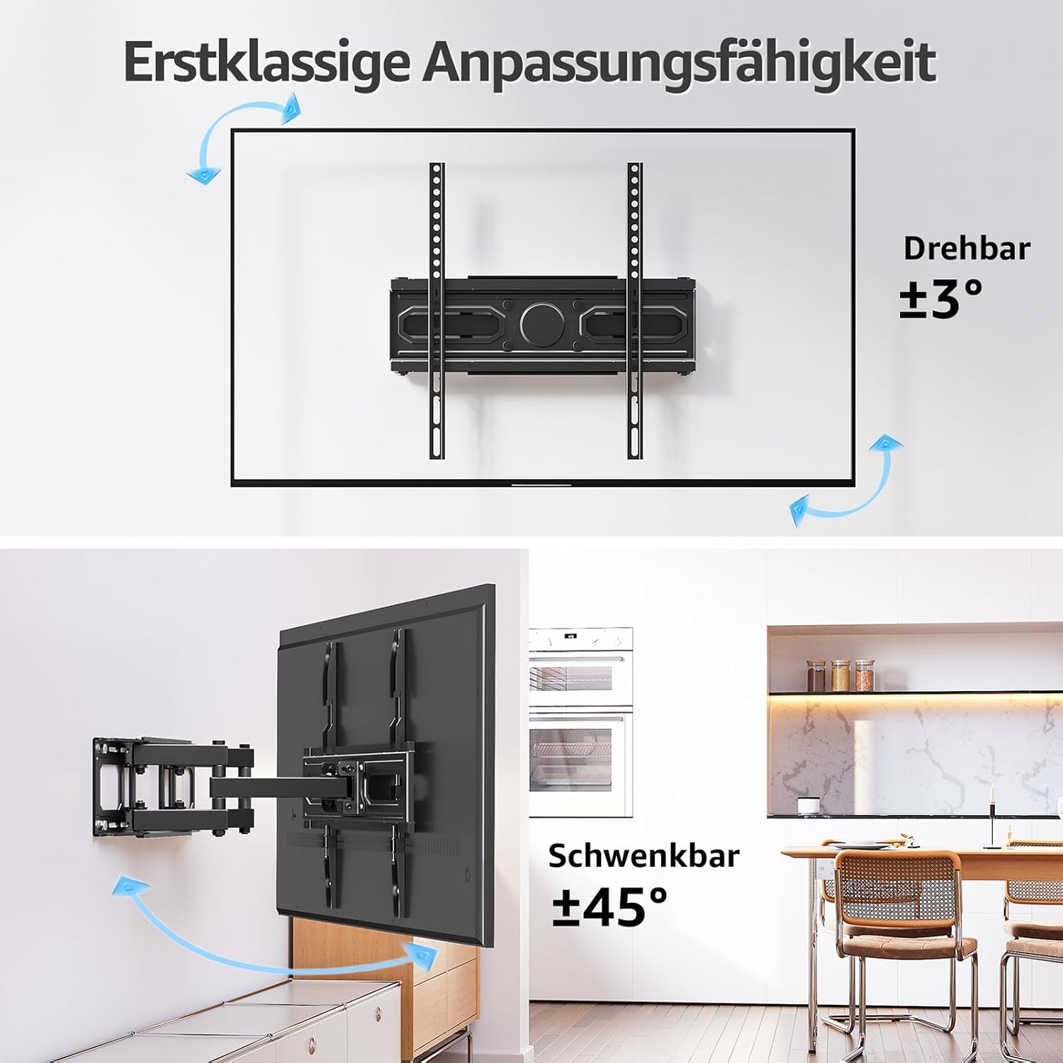 Thumbnail 4 de MOUNTUP EU0092A TV Wandhalterung 26–70 Zoll