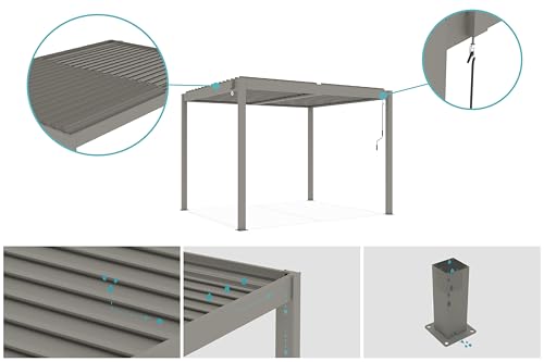 Thumbnail 5 de Cazeboo pérgola bioclimática de aluminio