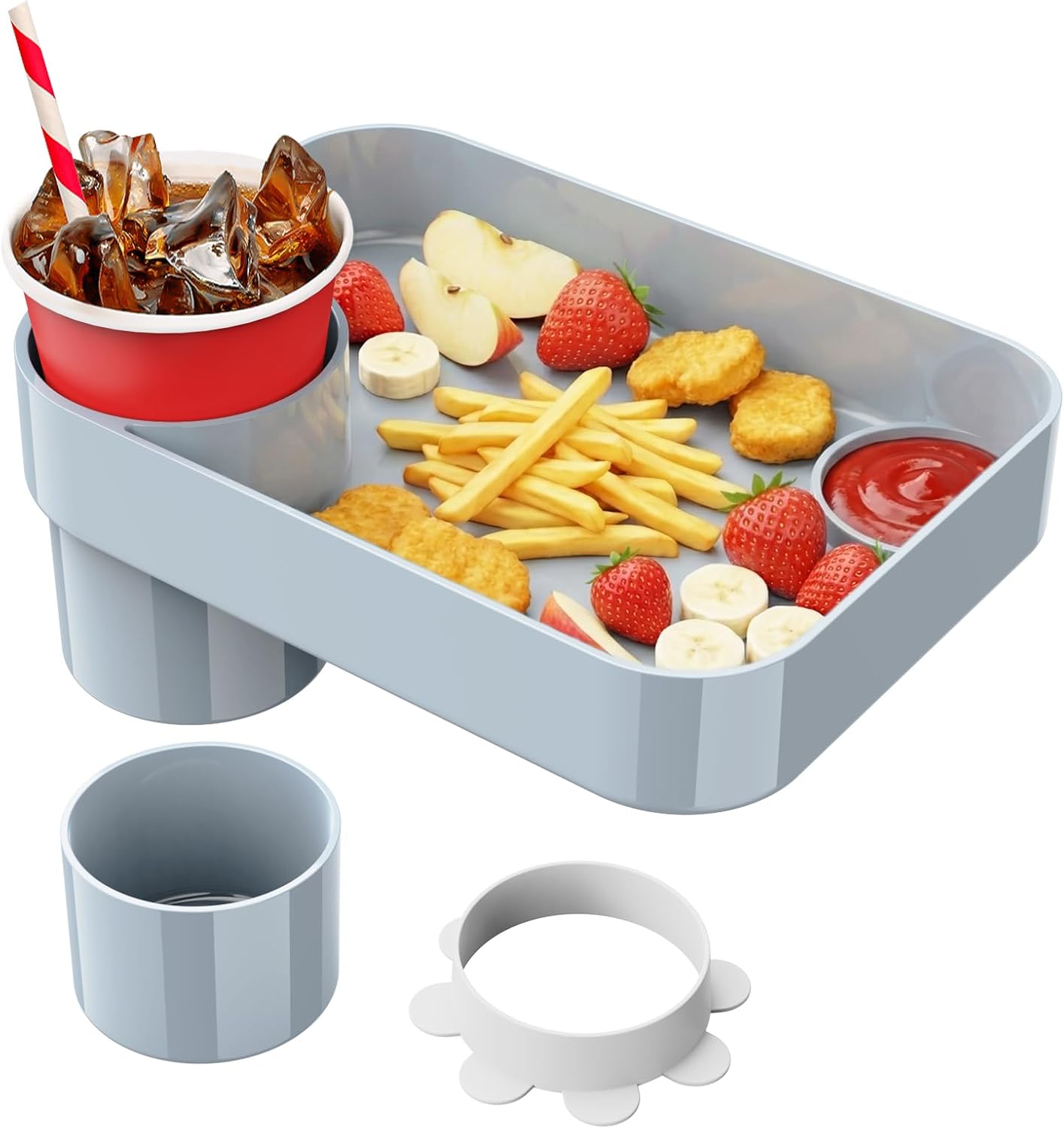 Detalle de BBSDA Car Seat Snack Tray, Square