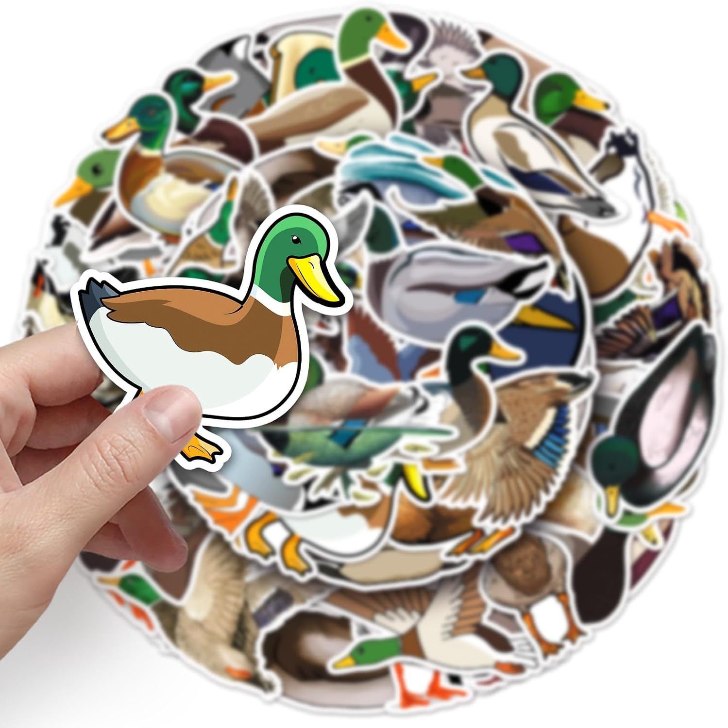 Thumbnail 2 de Duck Vinyl Stickers, 50-Piece Set