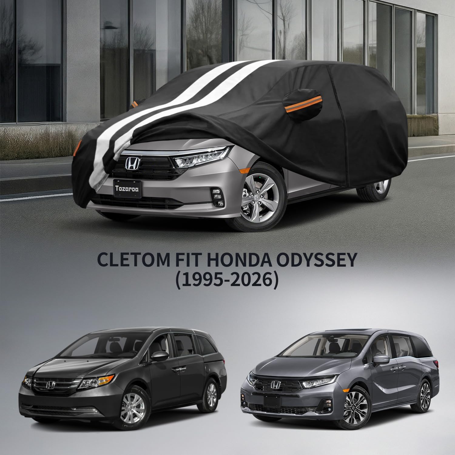 Detalle de Tozaroa Honda Odyssey Car Cover (1995–2026), Waterproof Custom Fit with Zipper