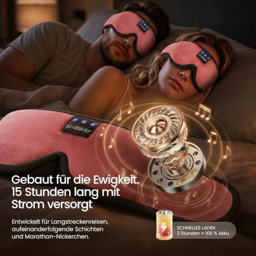 Thumbnail 3 de LC-dolida Bluetooth sleep mask 15-hour battery