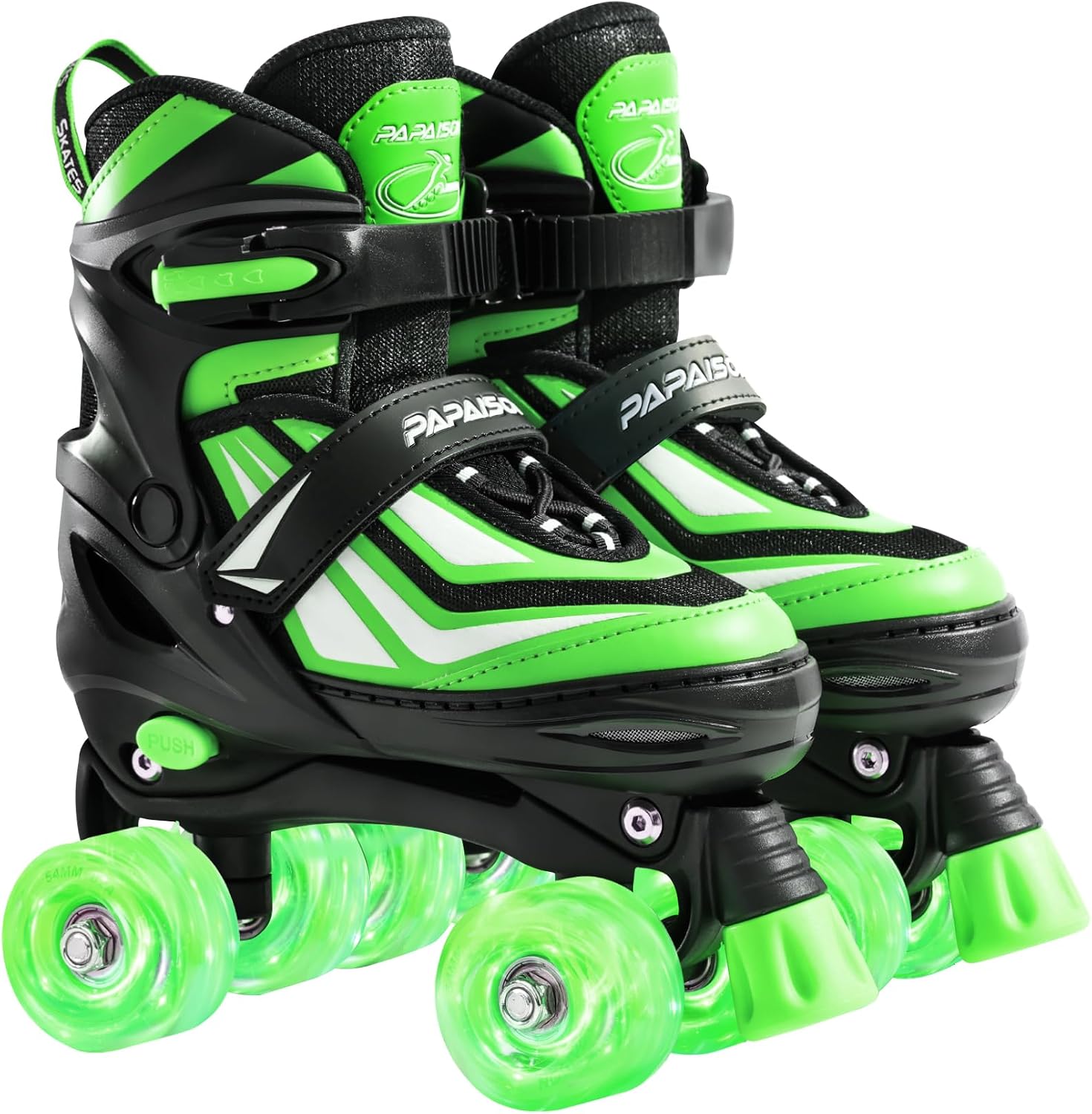 Detalle de PAPAISON Kids Roller Skates 4-Size Adjustable 🛼