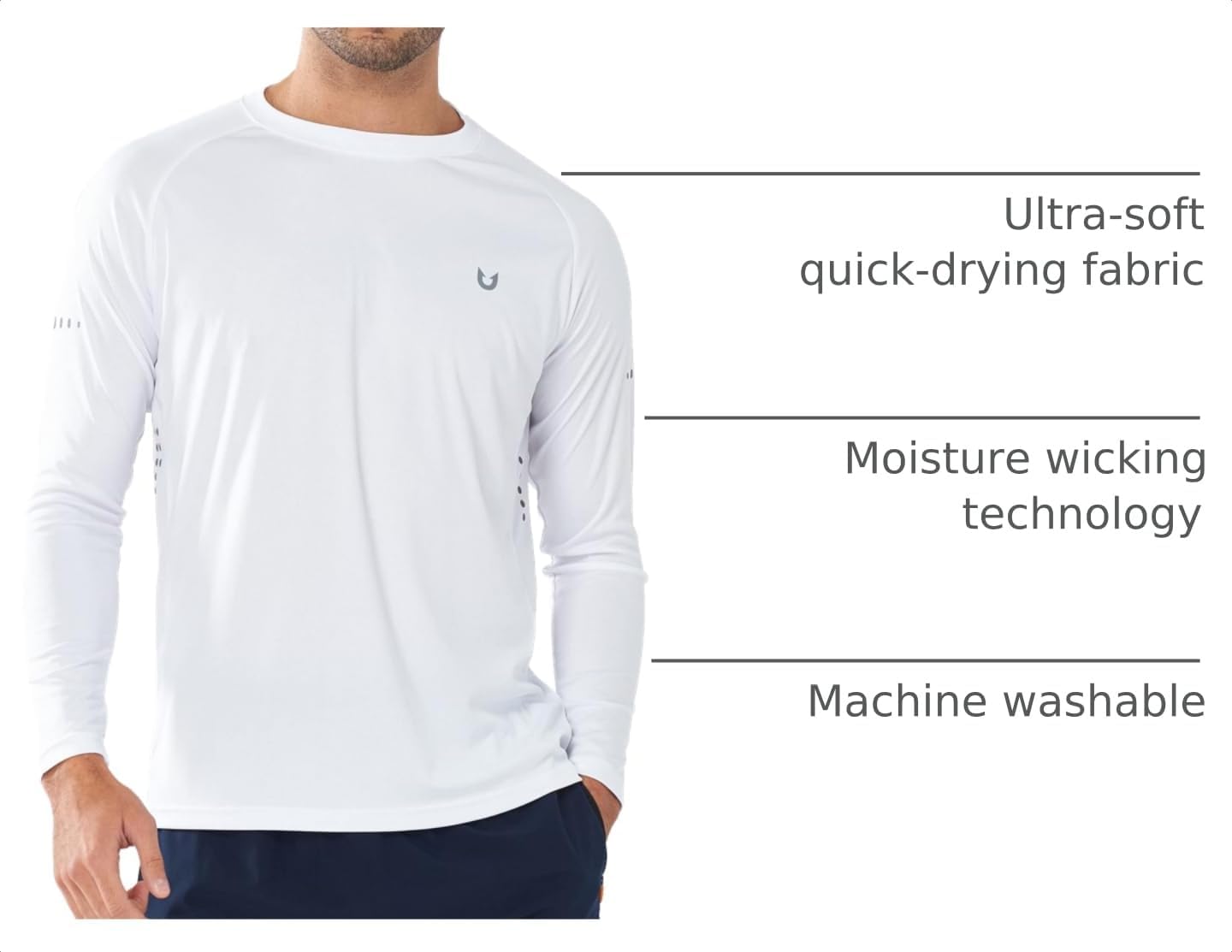 Thumbnail 3 de NORTHYARD Men's UPF 50+ Sun Protection Long Sleeve Rash Guard