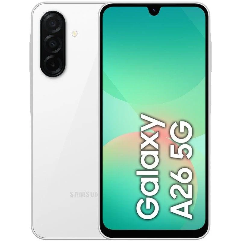 Detalle de Samsung Galaxy A26 5G 8GB 256GB 6.7" Blanco – Versión Internacional