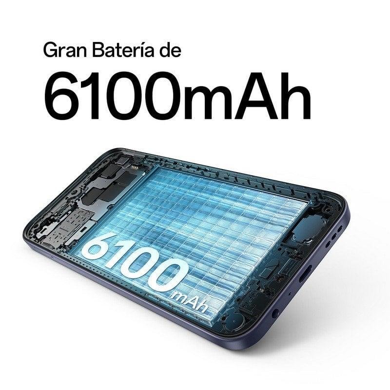 Detalle de OPPO A6x 5G 6GB/256GB, 6.75" - Black Purple