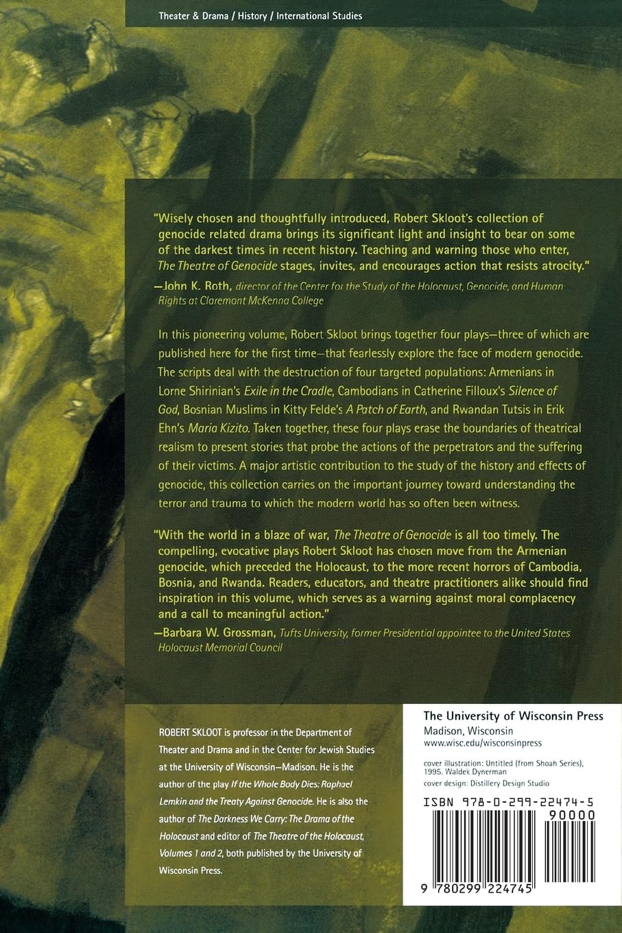 Detalle 2 de The Theatre of Genocide: Four Plays on Mass Murder in Rwanda, Bosnia, Cambodia, and Armenia