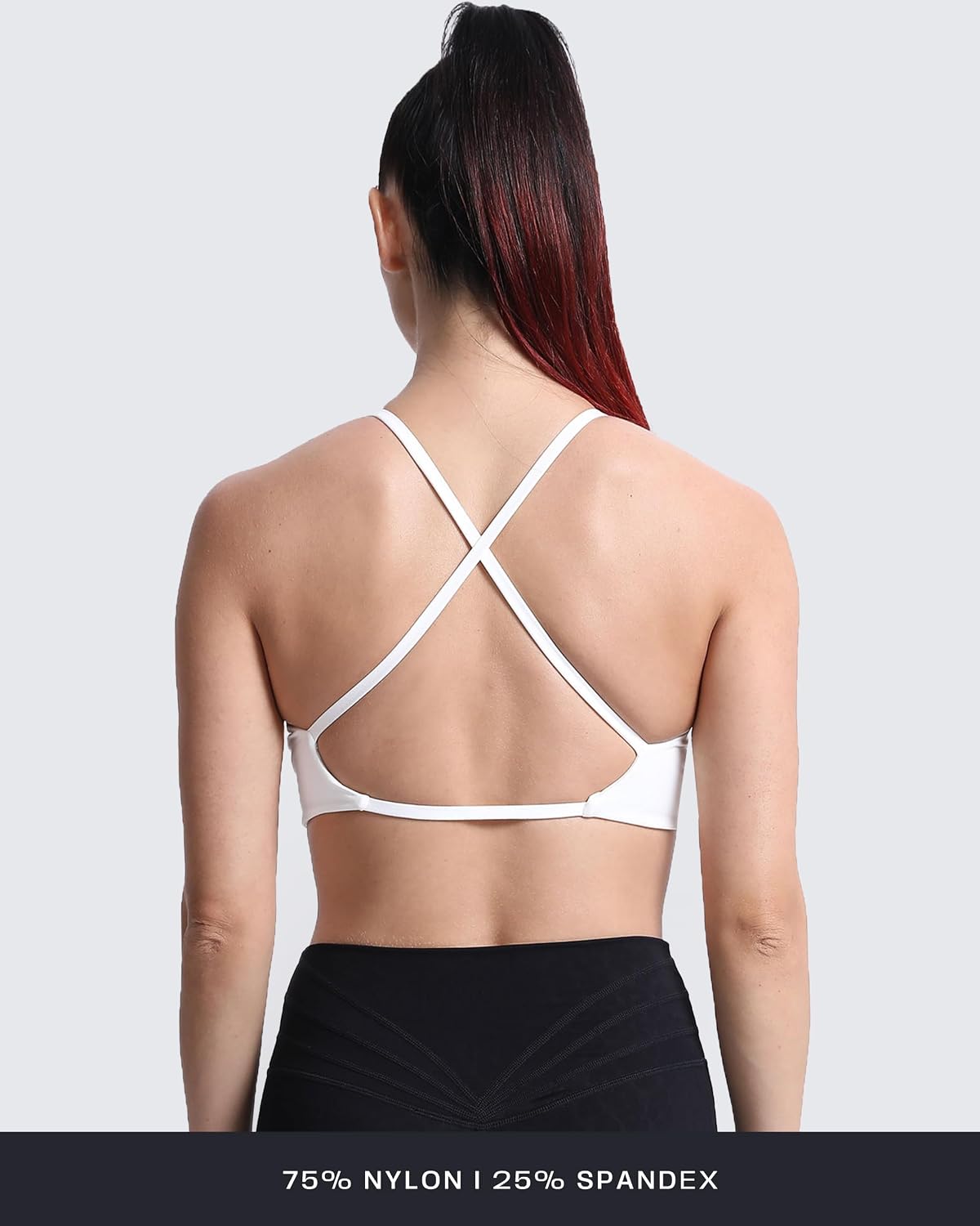 Thumbnail 6 de Aoxjox Women's Metamorph Sienna Twist Bra Yoga Crop Tank