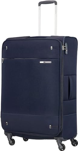 Detalle de Samsonite Base Boost 78 cm Groß: Leichtes, erweiterbares Weichgepäck mit TSA-Schloss in Navy Blue