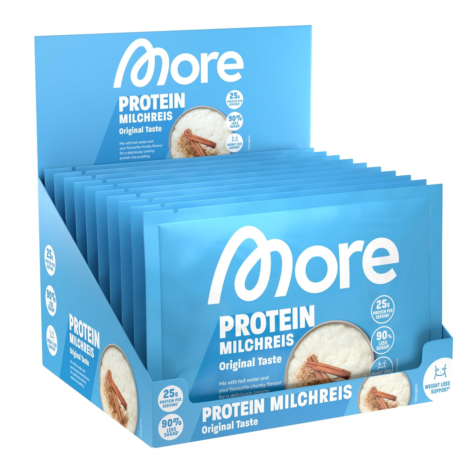 Thumbnail 6 de More Protein Milchreis – 13er Tray, 13 × 65 g, 26 g Eiweiß pro Portion