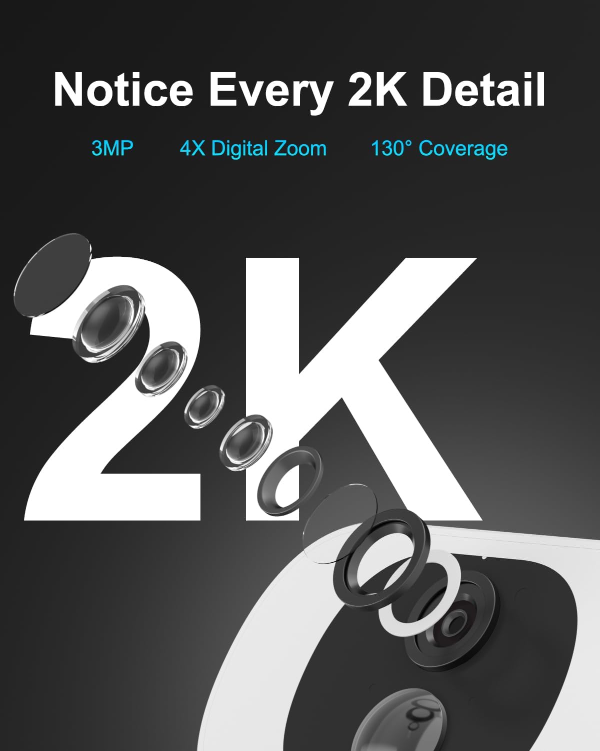 Thumbnail 2 de ANRAN C3 2K solar battery security camera