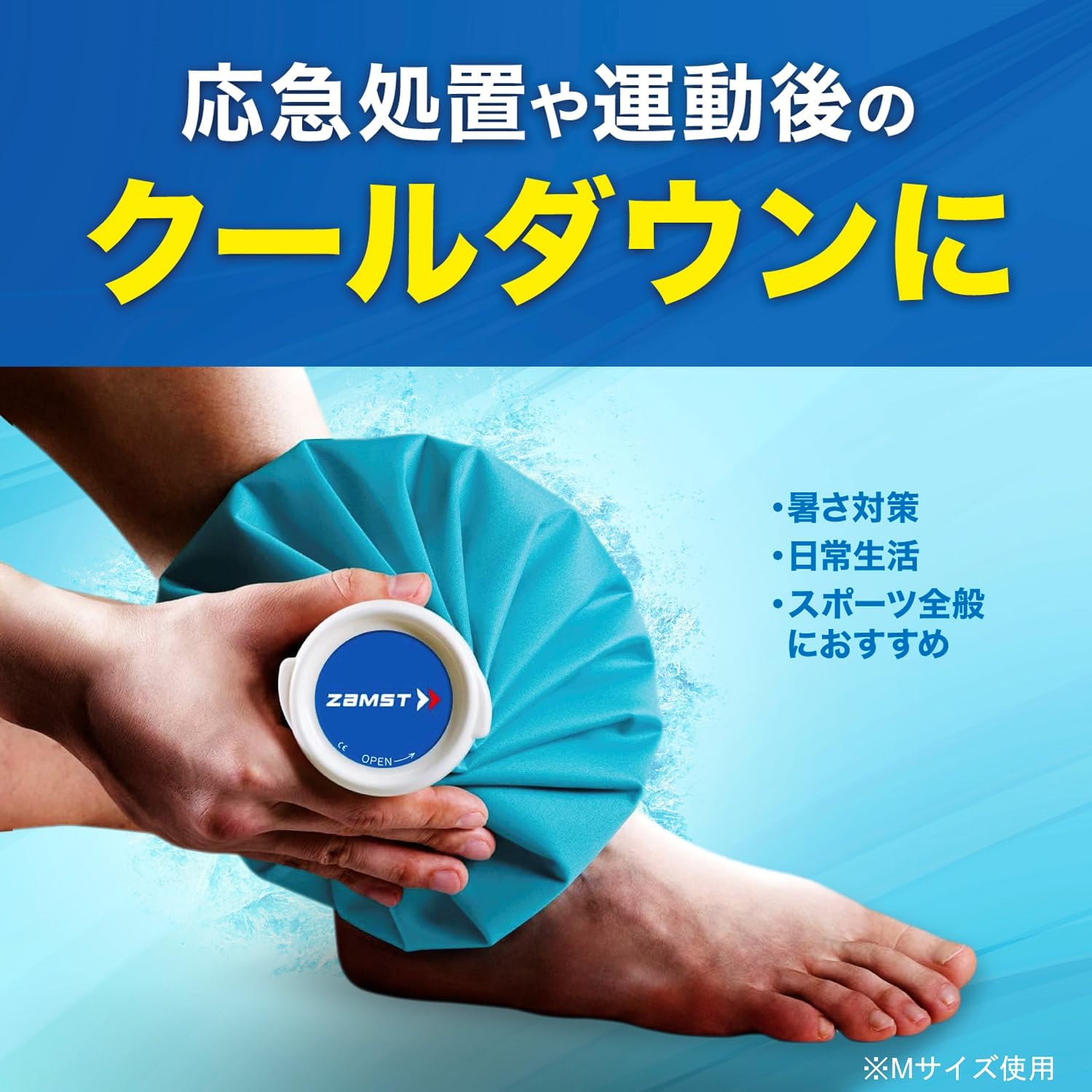 Detalle de ZAMST アイスバッグ 378111 氷嚢 Sサイズ ピンク 直径約15cm