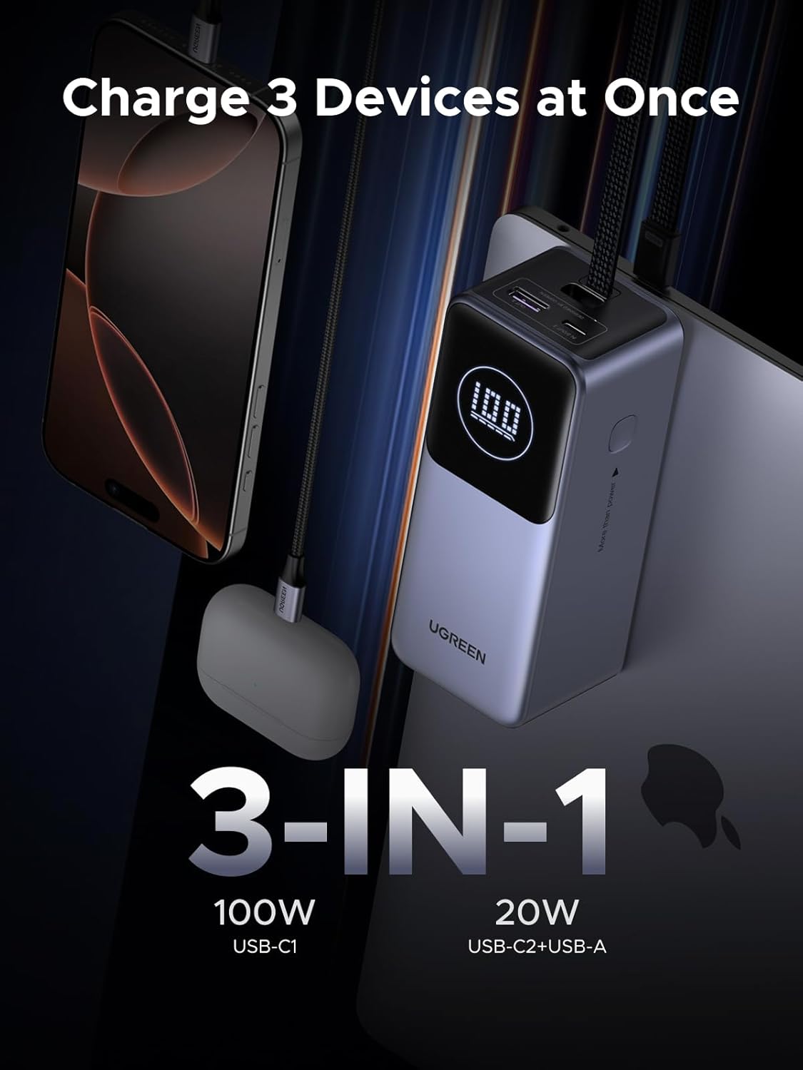 Thumbnail 5 de UGREEN Nexode Power Bank 20000mAh 130W