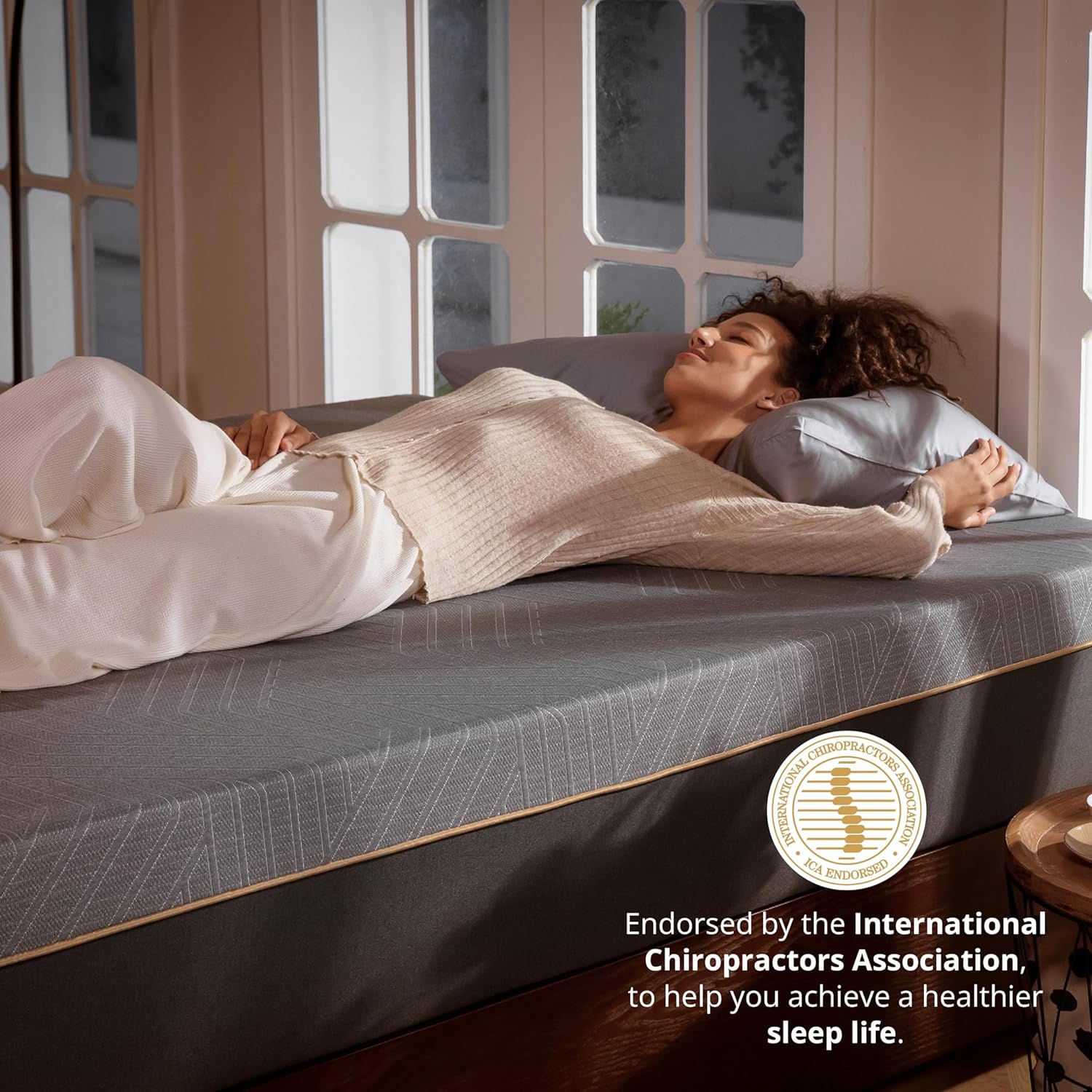 Detalle 2 de MLILY MCE-12-K EGOHOME King Memory Foam Mattress, 12-Inch Medium-Firm