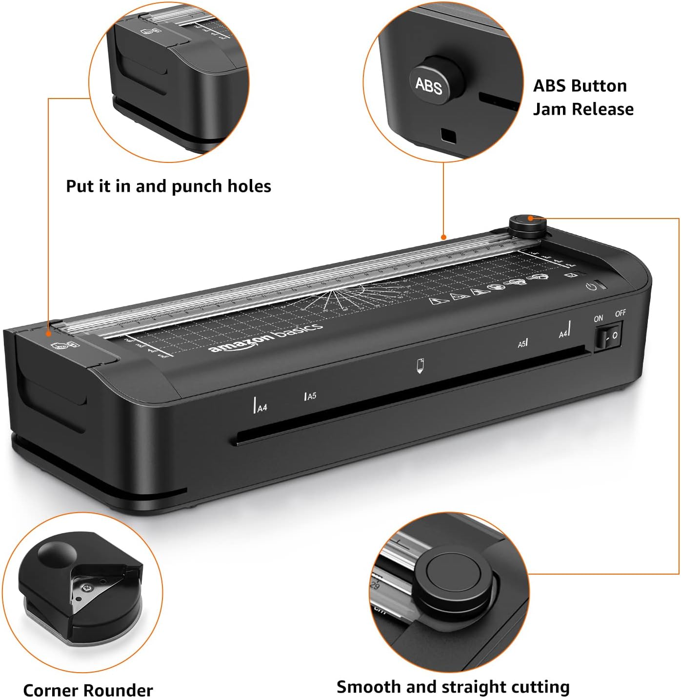 Thumbnail 2 de Amazon Basics Plastifieuse A4 10 pochettes 📄