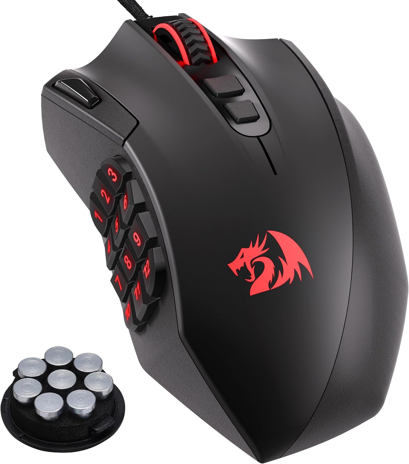 Detalle de Redragon M921 Souris MMO 12400 DPI filaire