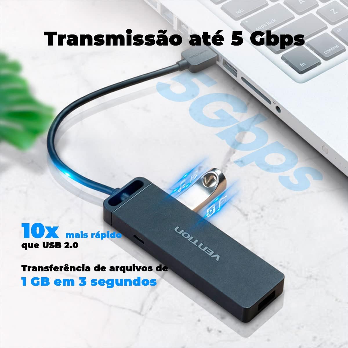 Thumbnail 6 de VENTION USB Hub 3.0 4‑Port with 100cm Cable
