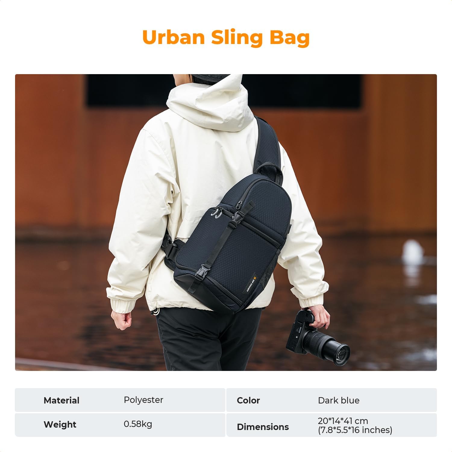Thumbnail 6 de K&F Concept Camera Sling Bag waterproof for DSLR