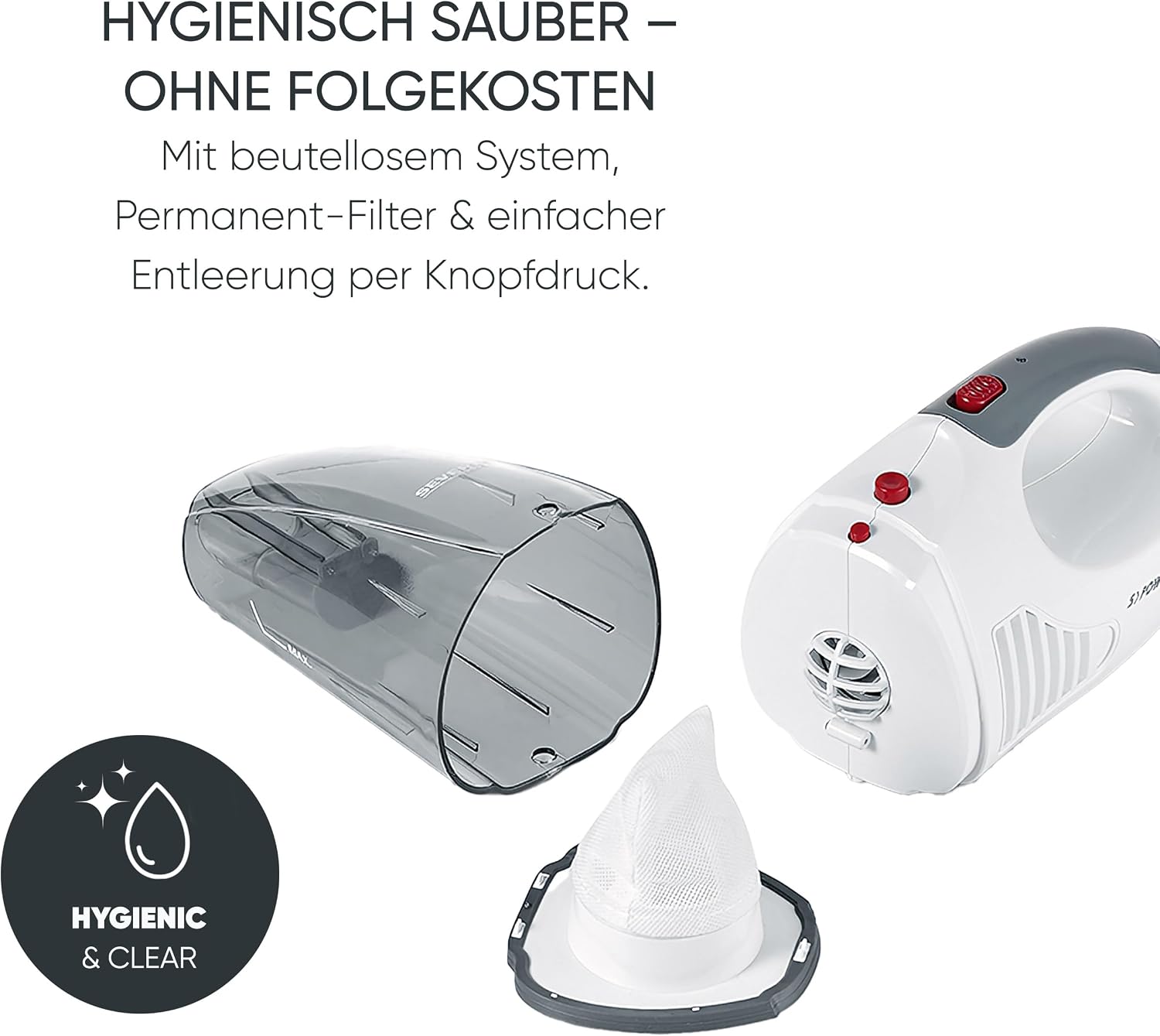 Thumbnail 4 de SEVERIN S'POWER home & car 3-in-1 Akku-Handstaubsauger HV 7144