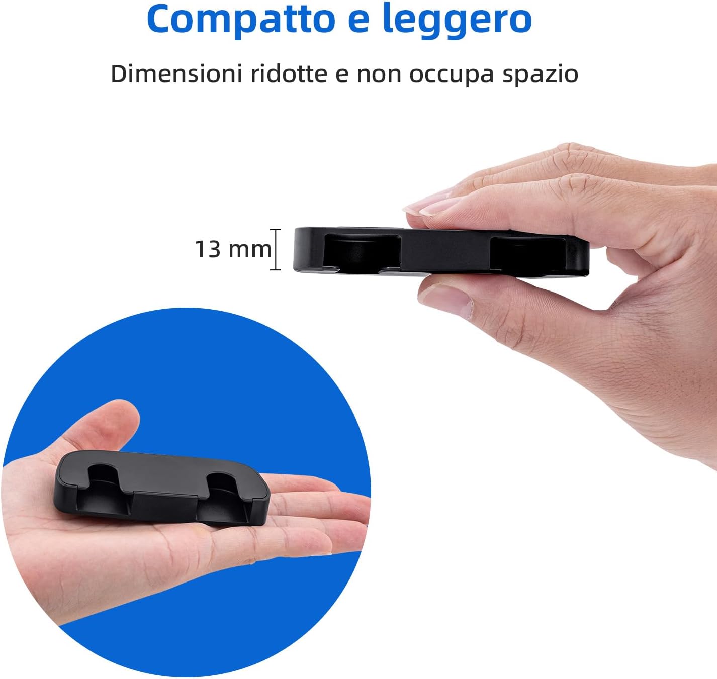 Thumbnail 6 de Tolesum Supporto porta joystick per PS5 e PS4: staffa da tavolo/orizzontale con nastro adesivo