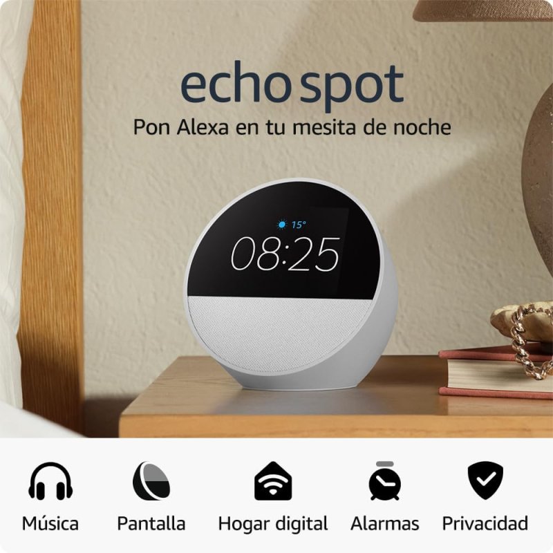Thumbnail 3 de Amazon Echo Spot 2024 Despertador Inteligente