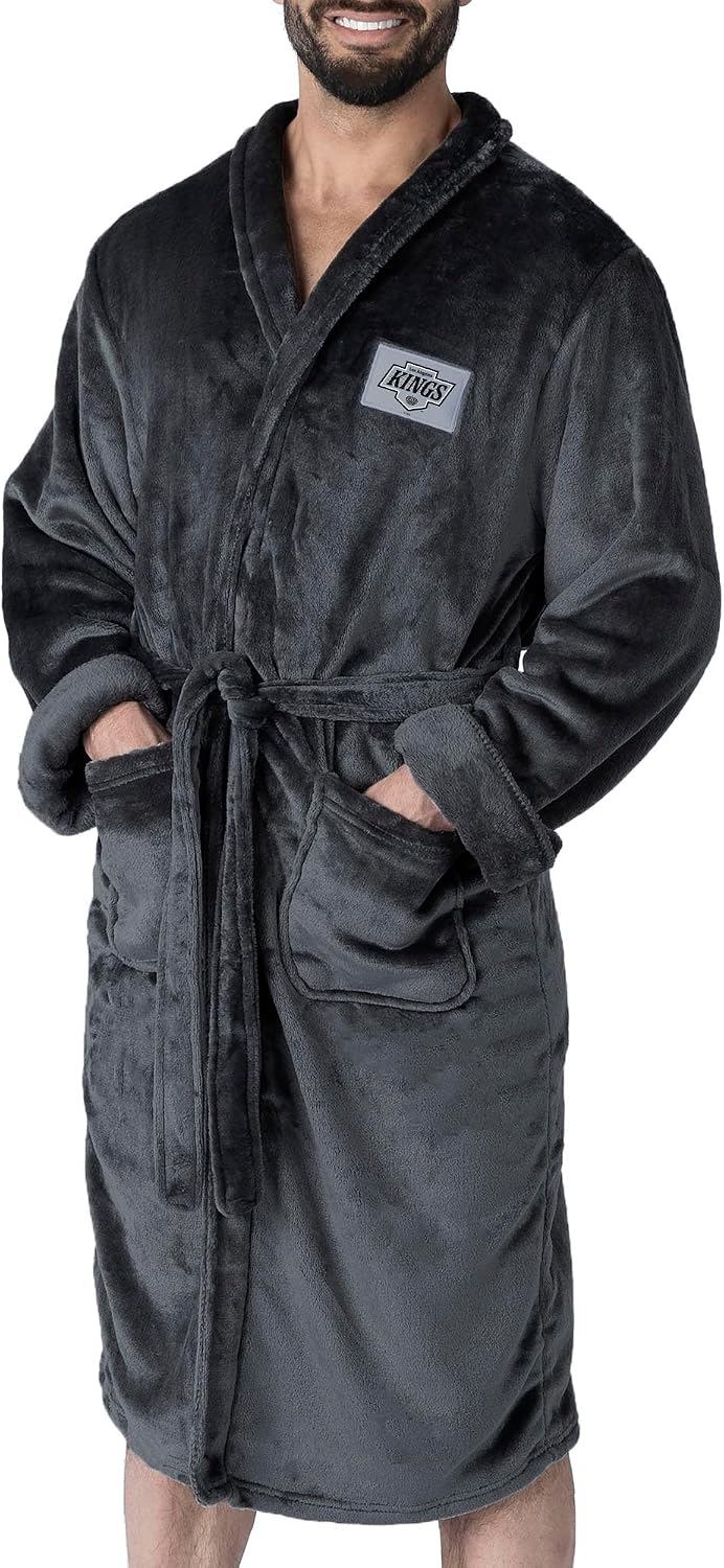 Thumbnail 6 de Northwest NHL Men’s Transfer Patch Silk Touch Bath Robe (Small/Medium)
