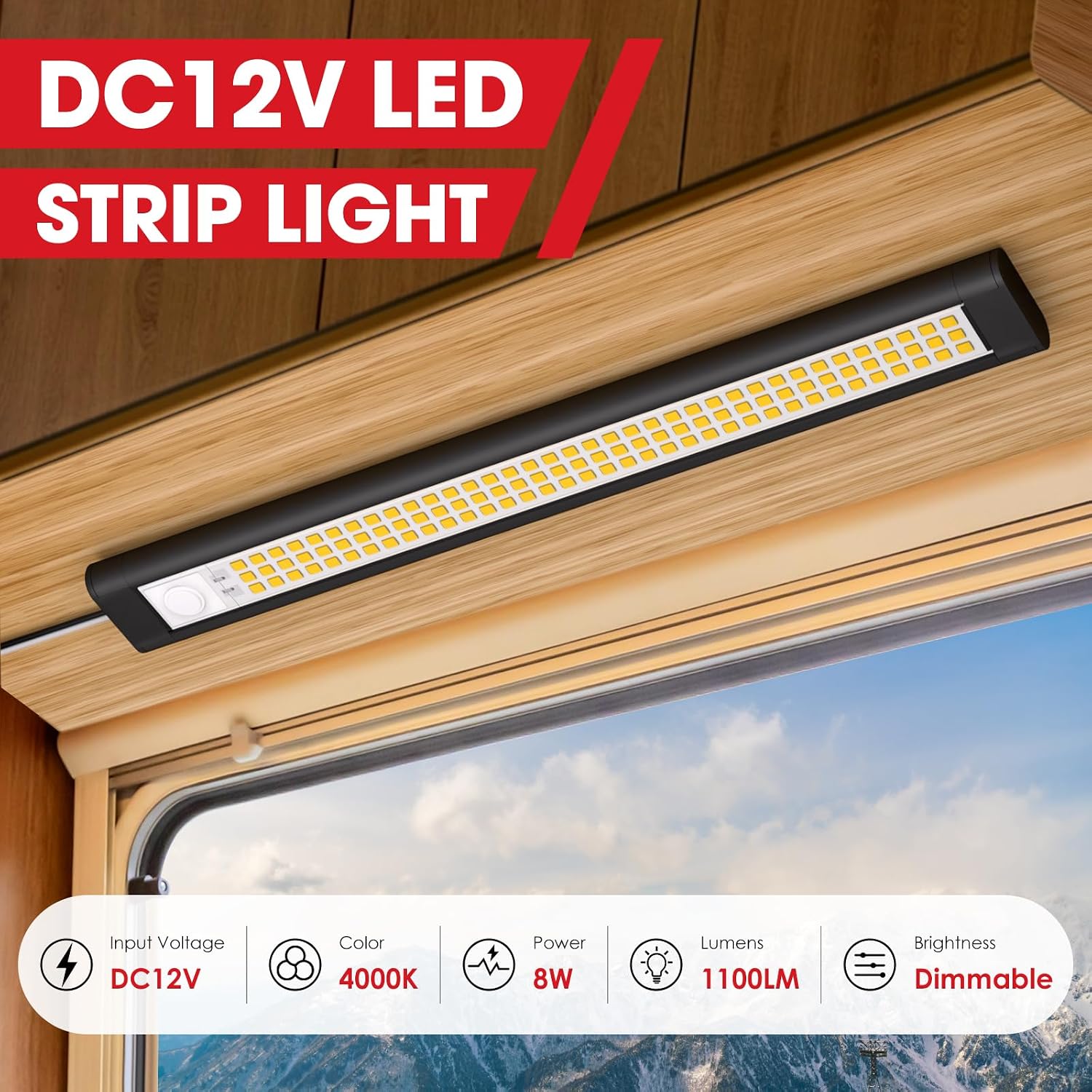 Thumbnail 1 de GZV 12V LED Lampe 26,8 cm