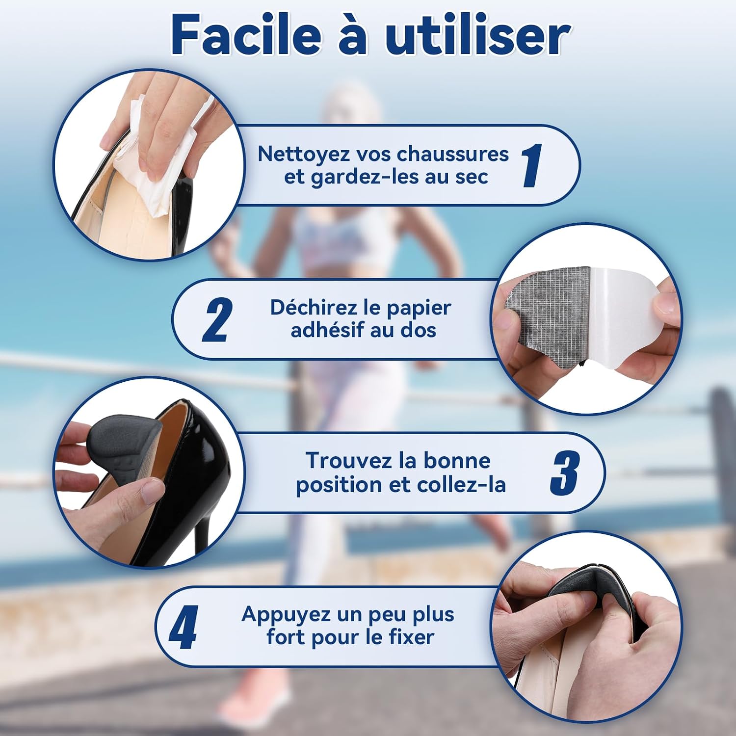 Thumbnail 6 de AnjoCare Coussinets de Talon 3 paires