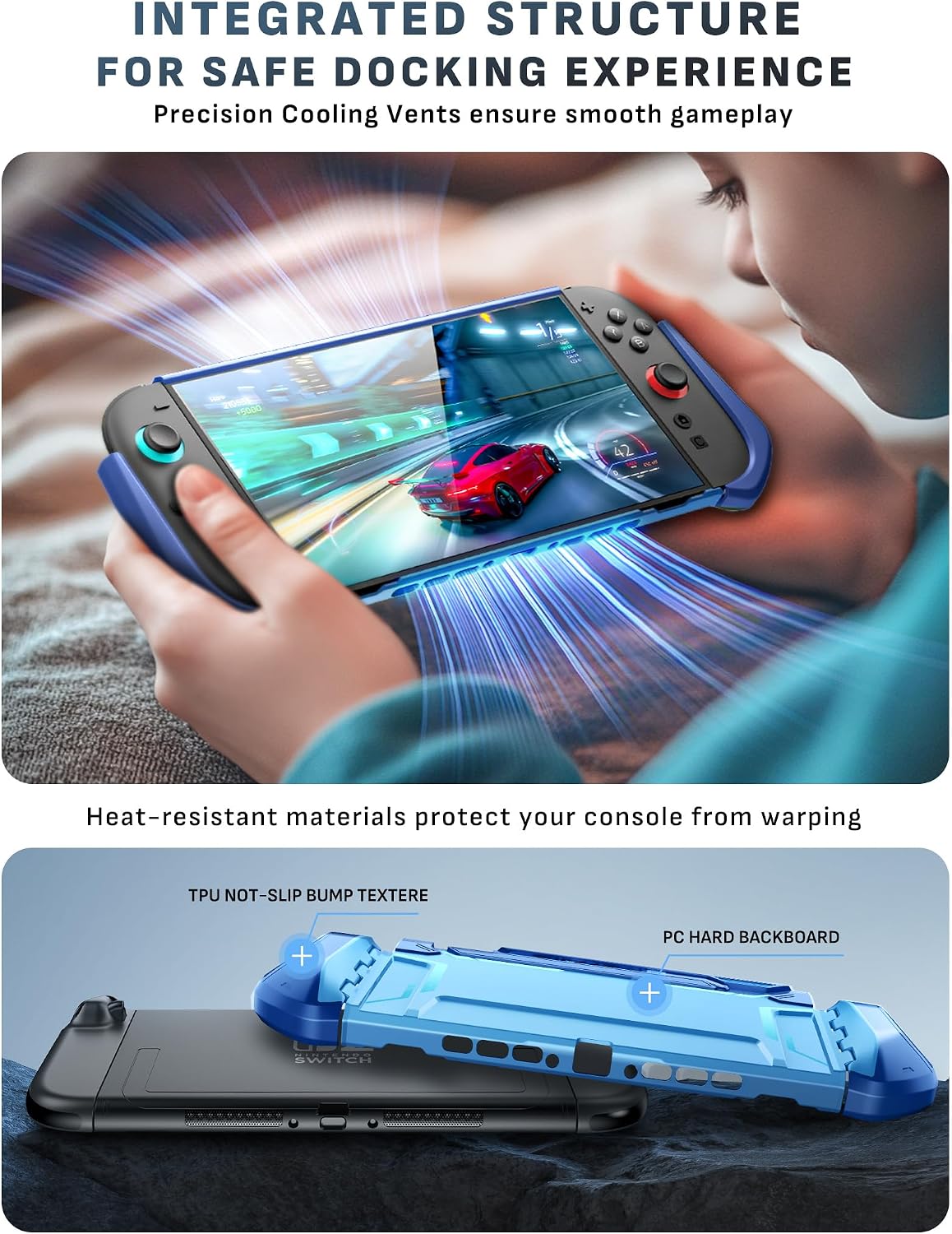 Thumbnail 4 de mumba Dockable Hülle für Nintendo 2 2025, TPU-Grif Schutz Case 8 Zoll ⌘