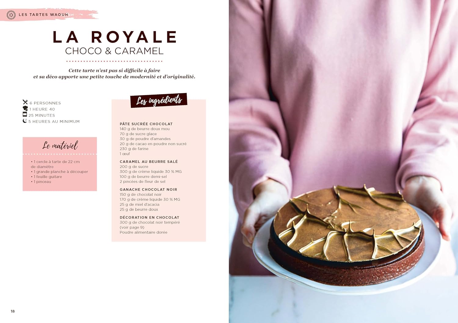 Detalle de Les pâtisseries de Mama – Tartes et tartelettes: ilustrowana książka o tartach