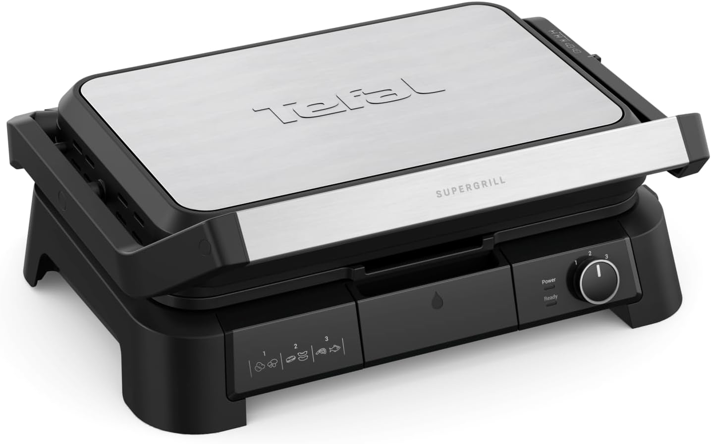 Detalle de Tefal SuperGrill 3-in-1 XL GC520D contactgrill, 2000 W en ovenstand