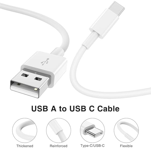 Detalle de Cable USB C QZVOO 2Pack 1M+2M: Carga rápida y transferencia para iPhone y Samsung